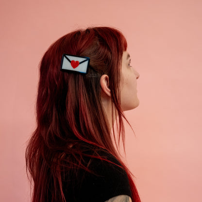 Love Letter Hair Clip