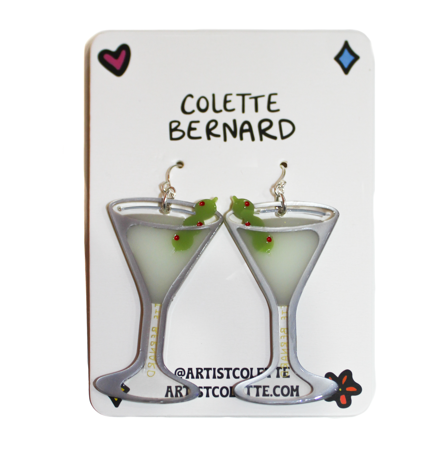 Martini Earrings