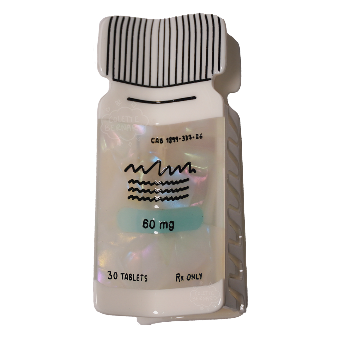 Medicine Bottle Hair Claw