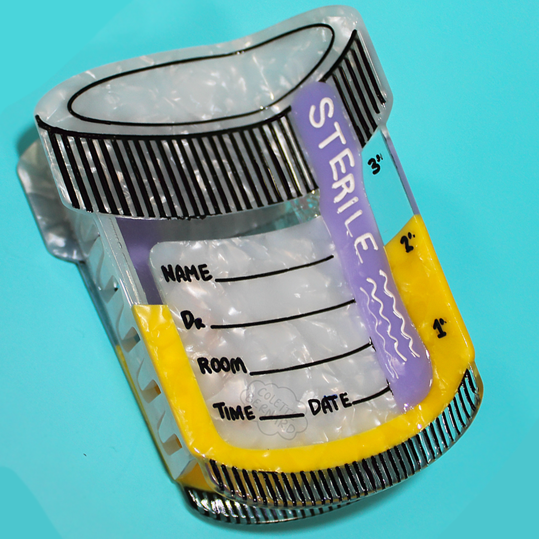 Specimen Cup Hair Claw