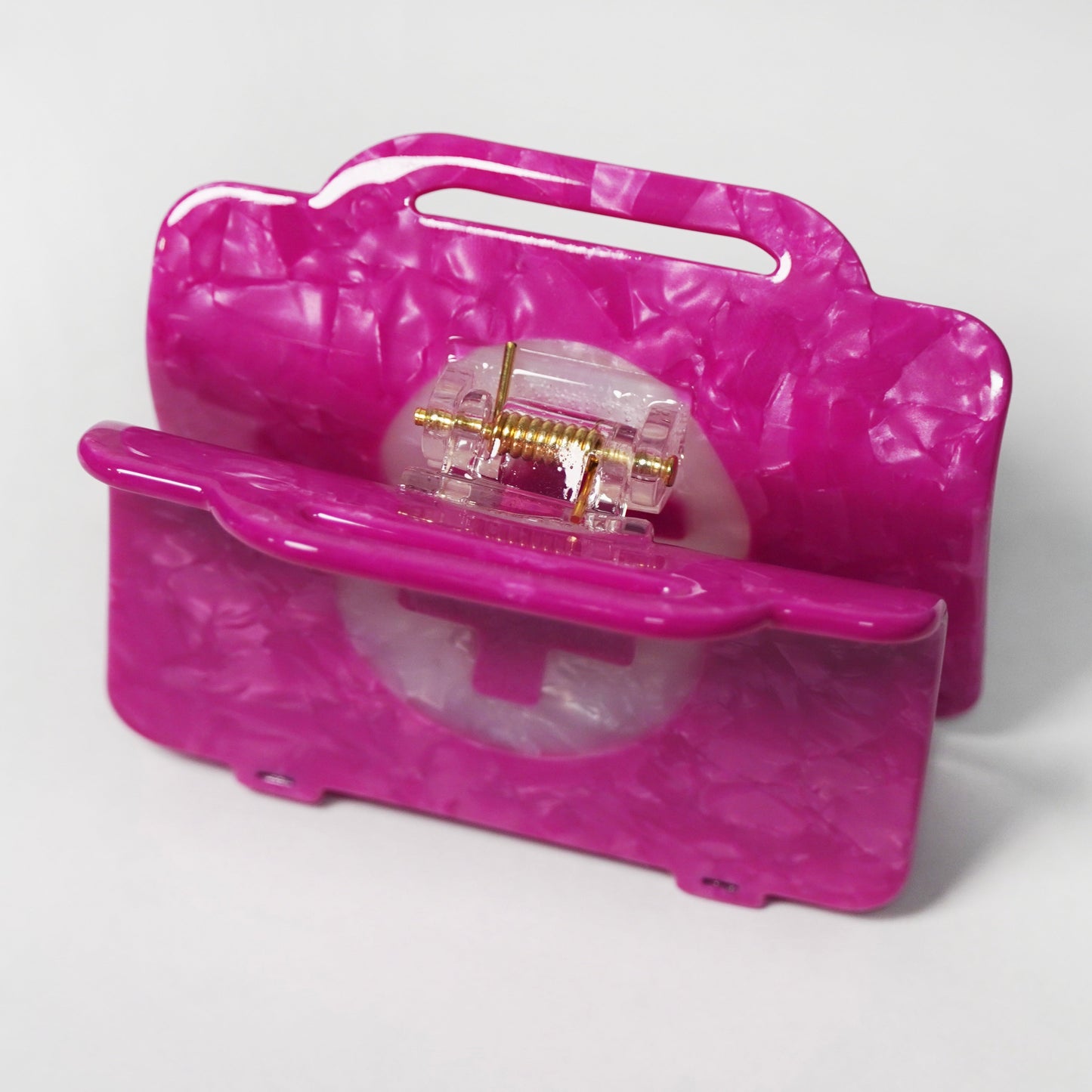 Pink First Aid Kit Hair Claw