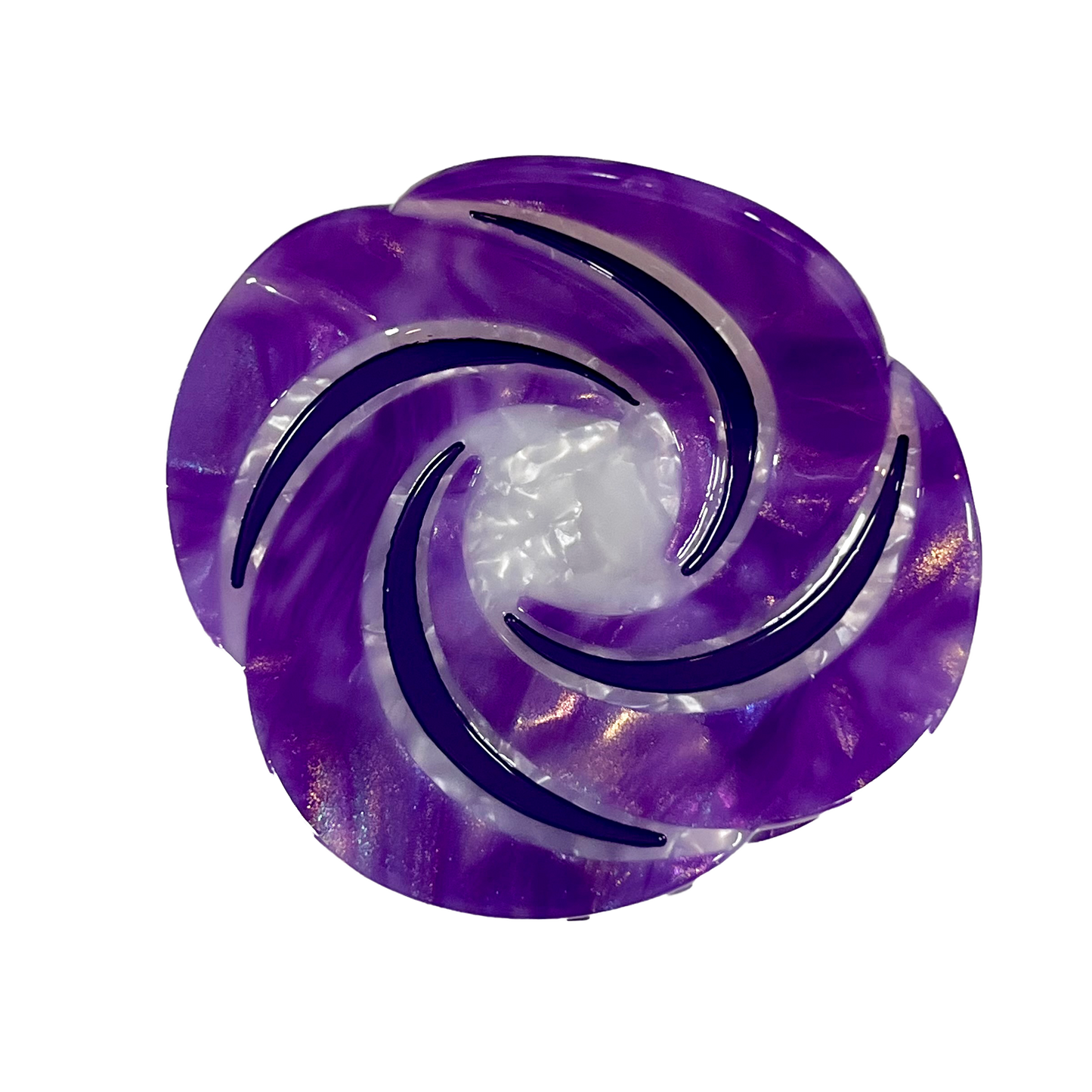 Purple Festival International Swirl Hair Claw