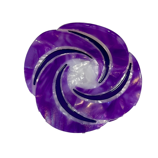 Purple Festival International Swirl Hair Claw