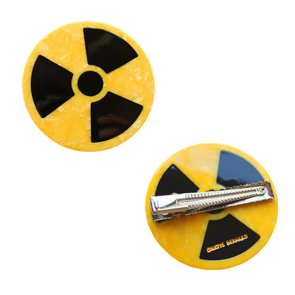 Radiation Symbol Hair Clip