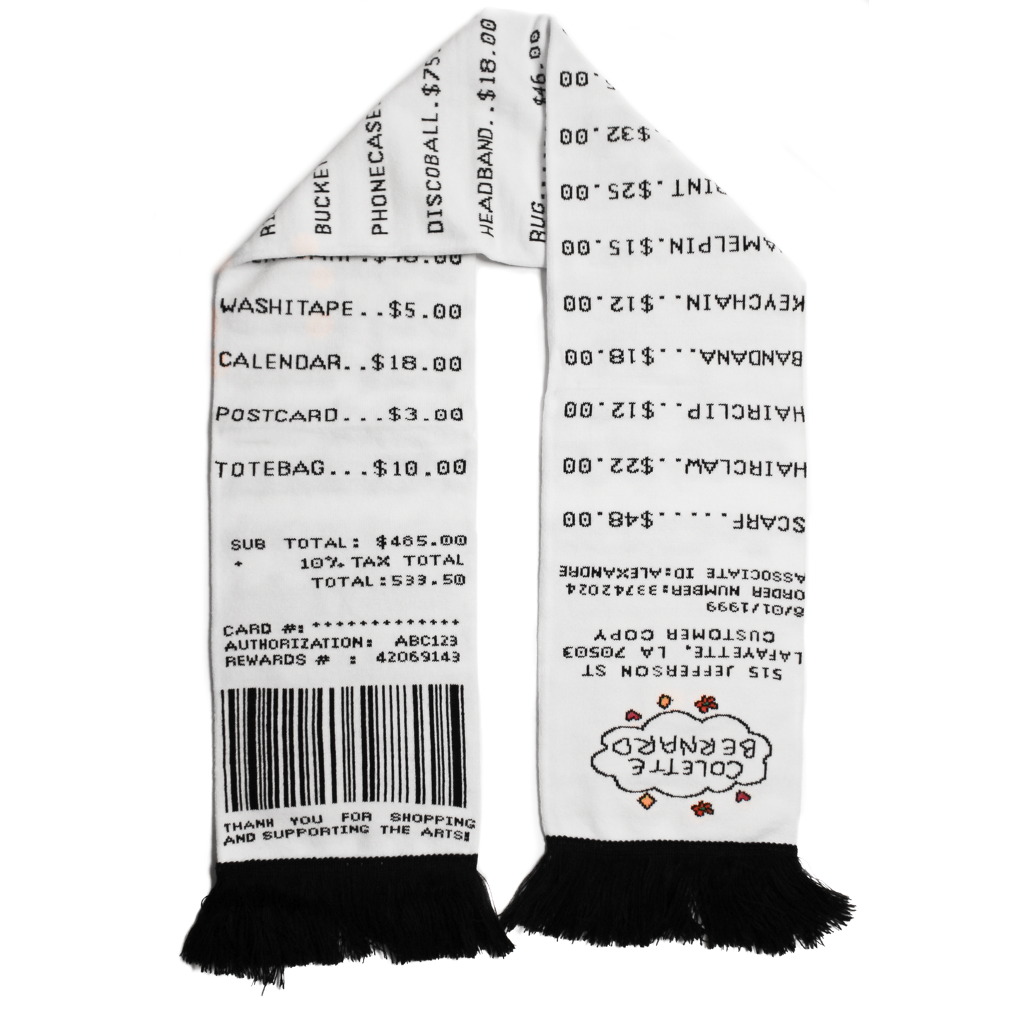 Reciept Scarf