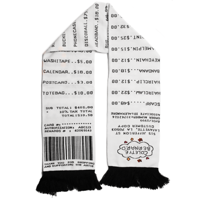 Receipt Scarf