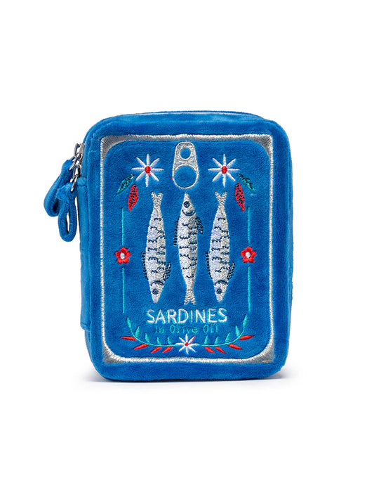 Sardine Velvet Jewelry Zip Case / Organizer