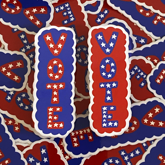 Vote Sticker (100% of profits go to CHIRLA)