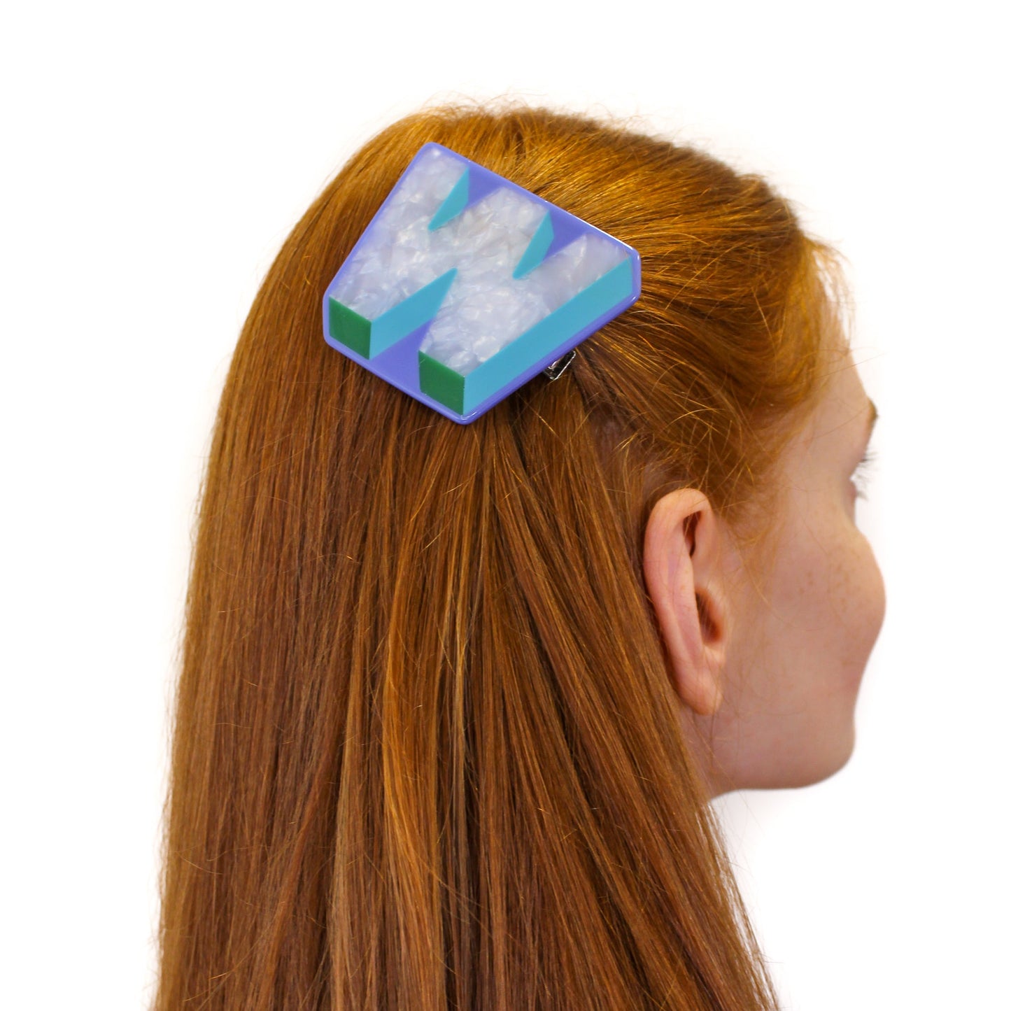 Letter W Hair Clip