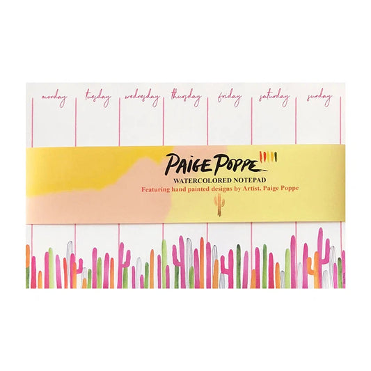 "Summer Saguaros" Weekly Notepad